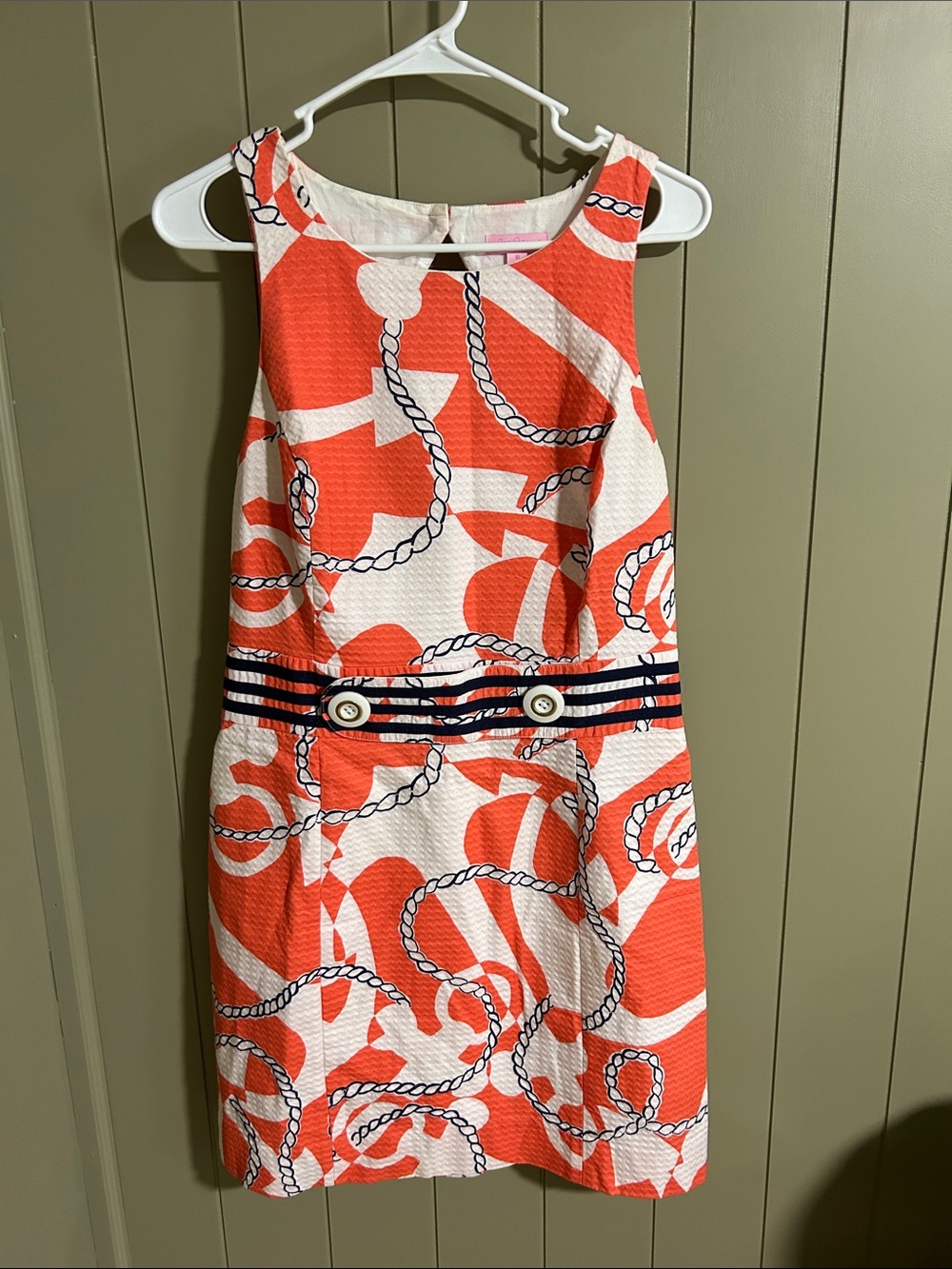 Lilly Pulitzer Nautical Dress Sz 10